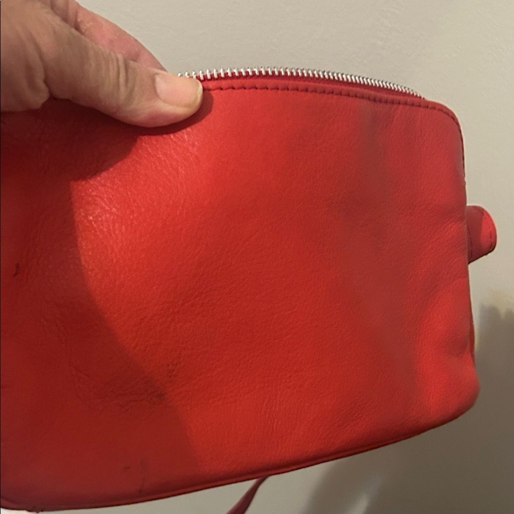 Borse in Pelle made in Italy genuine Elegant genuine soft leather red crossbody - Picture 14 of 15